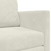vidaXL Diivanvoodi 110cm cream Samet
