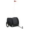 vidaXL jalgratta haagis, must, 45 kg, raud