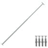 vidaXL reguleeritav turvaaknatrell, 710&ndash;1200 mm