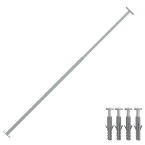 vidaXL reguleeritav turvaaknatrell, 710&ndash;1200 mm