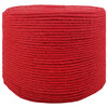 vidaXL K&ouml;is Punane 0,6 x 0,6 x 50000 cm Puuvill
