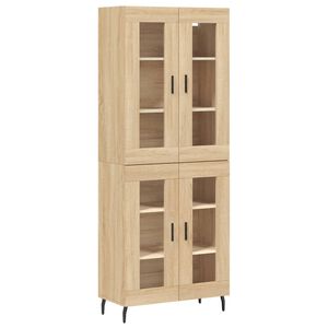 vidaXL k&otilde;rge kapp, Sonoma tamm, 69,5 x 34 x 180 cm, tehispuit