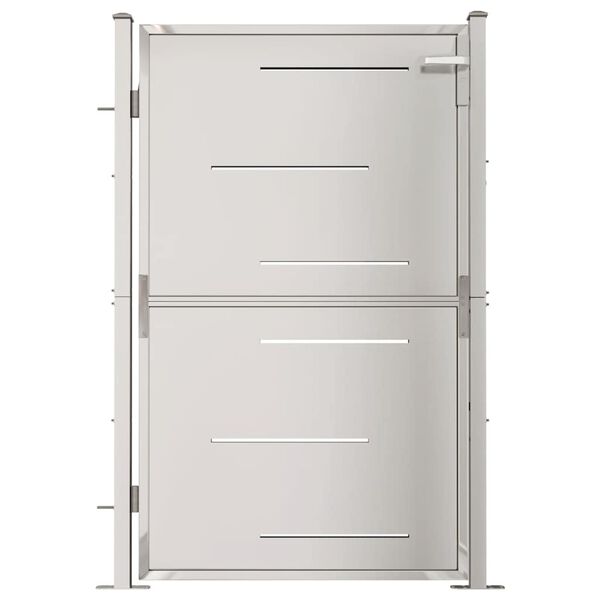 vidaXL aiavärav 100 x 145 cm roostevabast terasest