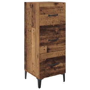 vidaXL K&otilde;ide sahtliga Vana puit 34,5 x 34 x 90 cm Tehispuit