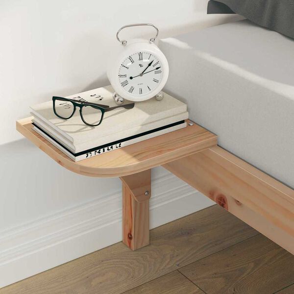 vidaXL Voodi raam koos k&uuml;lglaudadega Neutraalne 160 x 220 cm