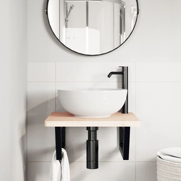 vidaXL riiuliklambrid valamule 2 tk must trapets teras