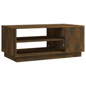 vidaXL kohvilaud, suitsutatud tamm, 102x55x43 cm, tehispuit