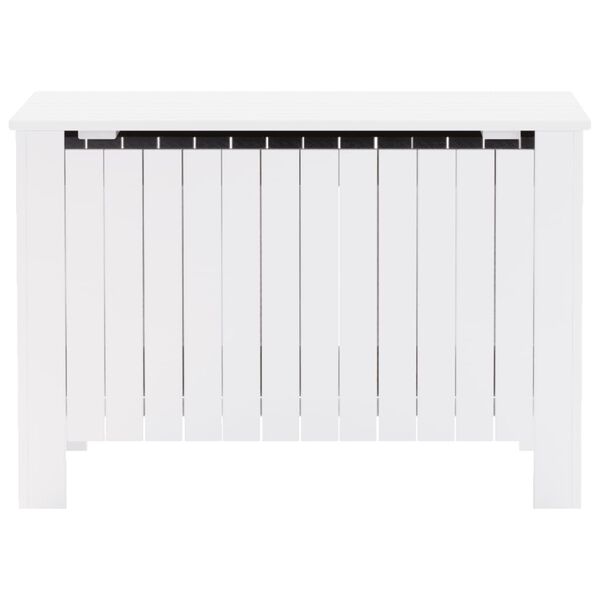 vidaXL kaanega hoiukast "RANA" valge, 80 x 49 x 54 cm, m&auml;nnipuit