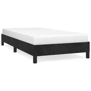 vidaXL voodiraam, must, 90x200 cm, samet