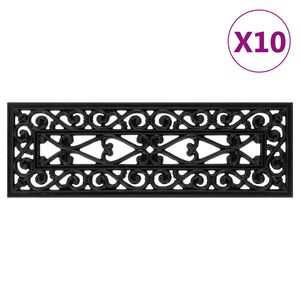 vidaXL trepiastme matt 10 tk, 25 x 75 cm, kumm