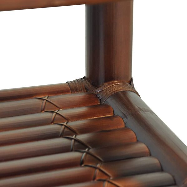 vidaXL bambusest öökapp, 40 x 40 x 40 cm, tumepruun