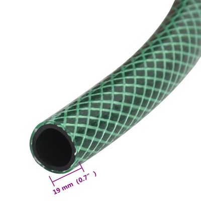 vidaXL aiavoolik, roheline, 0,9" 10 m PVC