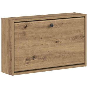 vidaXL Seinale kinnitatav jalan&otilde;ude kapp BREDA 71 x 17 x 43 cm