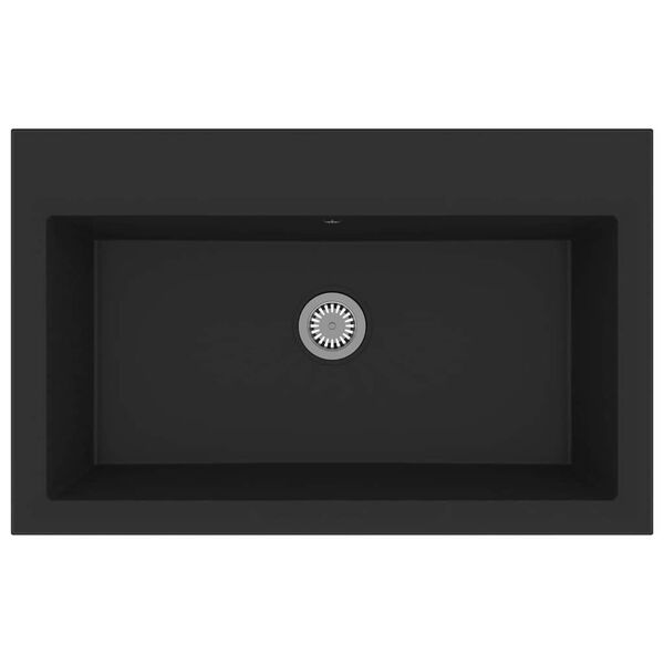 vidaXL K&ouml;&ouml;gikraan Must 79 x 50 x 31 cm Kvarts ja Vaik