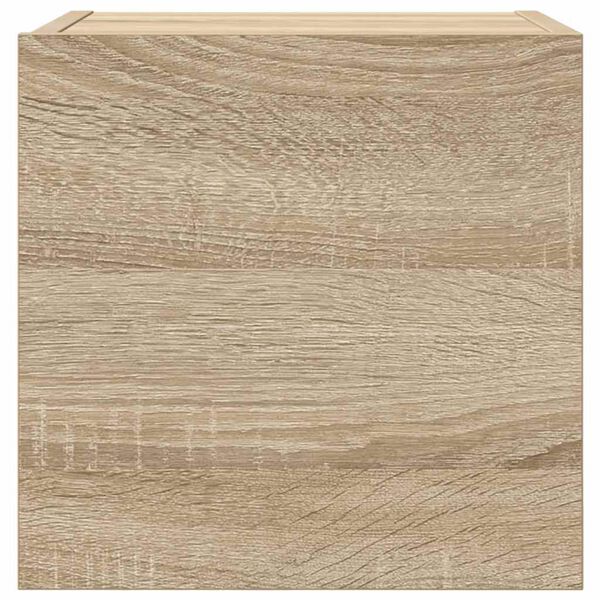 vidaXL seina telerikapid, 4 tk, Sonoma tamm, 30,5x30x30 cm