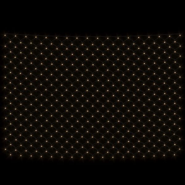 vidaXL j&otilde;ulutulede v&otilde;rk, soe valge, 3 x 3 m, 306 LEDi, siseruumi, &otilde;ue