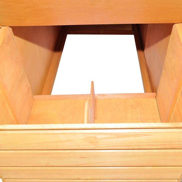 vidaXL kanakuut puidust 295 x 163 x 170 cm