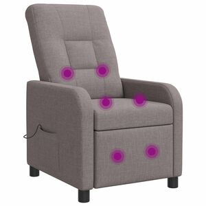 vidaXL Massaažikalletool Pruunikashall kangas
