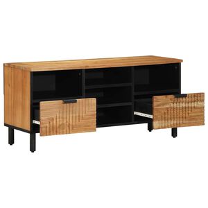 vidaXL TV &Uuml;ksused Tugev akatsiapuu 100 x 33,5 x 46 cm Tehispuit
