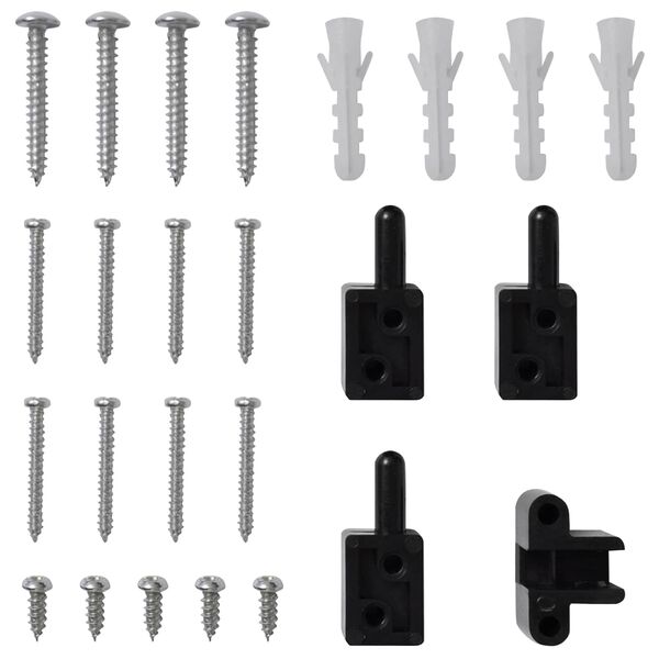 vidaXL Sangadega putukate ekraan Pruun ja must 100 x 215 cm