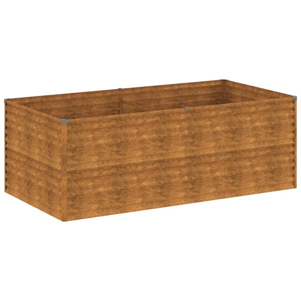 vidaXL taimekast, 196 x 100 x 69 cm, Corten-teras