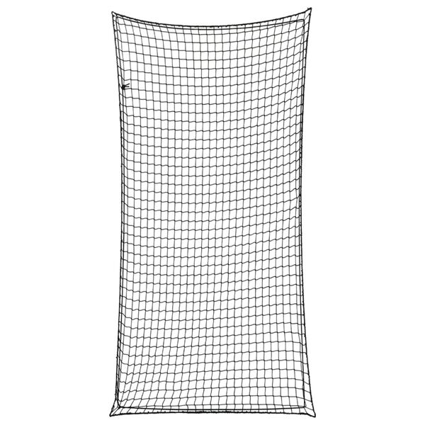 vidaXL haagisevõrk elastse nööriga, must, 7 x 3,5 m, PP