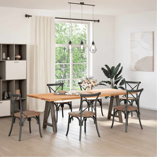 vidaXL s&ouml;&ouml;gilaua jalad, A-kujulised, 2 tk, 50 x (72&ndash;73) cm, teras