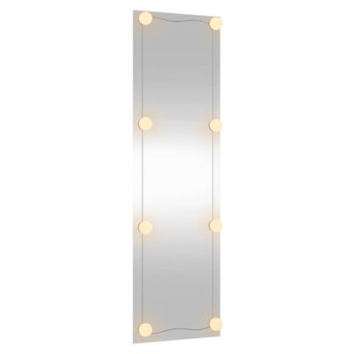 vidaXL seinapeegel LED-tuledega, 30 x 100 cm, klaas, ristkülik