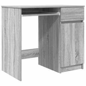 vidaXL kirjutuslaud, hall Sonoma tamm, 86x49x76 cm, tehispuit
