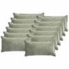 vidaXL Diivanipadi 12 pcs HOUTEN Roheline 40 x 80 cm &Scaron;en&uuml;&uuml;lfabric