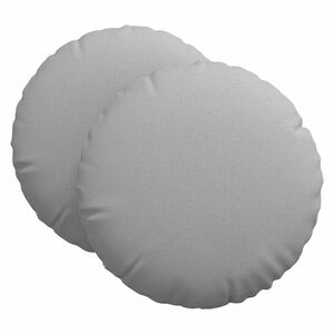 vidaXL Istumispatjad 2 pcs Pilvine hall &Oslash;60 x 21 cm kangas