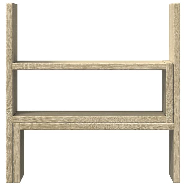 vidaXL kirjutuslaua korrastaja, Sonoma tamm, 40x17x41 cm, tehispuit