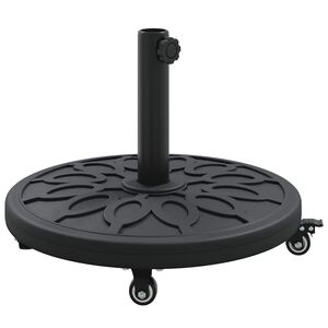 vidaXL P&auml;ikesevarju jalg 15.25 kg Must Raud Ring