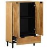 vidaXL Highboard Pruun 60x33x100 cm T&auml;ispuidust Mango
