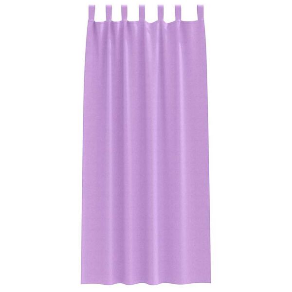 vidaXL Kardinad r&otilde;ngastega 2 pcs Lilla 260 x 140 cm Pol&uuml;ester