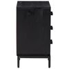 vidaXL &ouml;&ouml;kapid, 2 tk, must 40 x 30 x 55 cm, m&auml;nnipuit