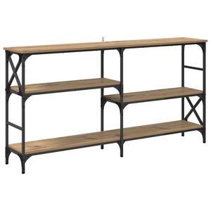 vidaXL Konsoollaud K&auml;sit&ouml;&ouml;puu 150 x 29 x 76,5 cm Tehispuit