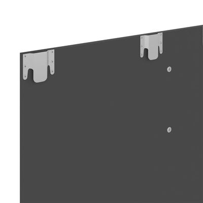 vidaXL TV-seinariiul, kõrgläikega hall, 135x23,5x90 cm, puitlaastplaat