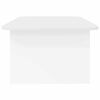 vidaXL Kohvilaud Valge 93 x 53 x 33 cm Tehispuit