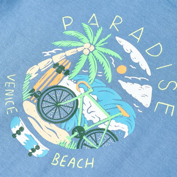 Laste T-särk, sinine, 104