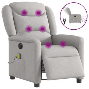 vidaXL elektriline massaažitool, pilvehall, kangas