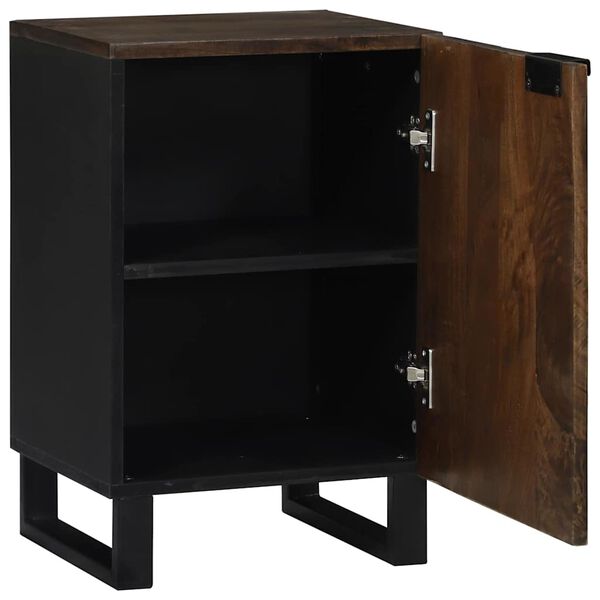 vidaXL Vannitoa kraanikausi kapp riiuliga P&auml;hklipuit 38 x 33,5 x 58 cm