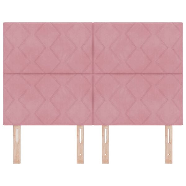 vidaXL Peats peaga Roosa 160 cm Samet