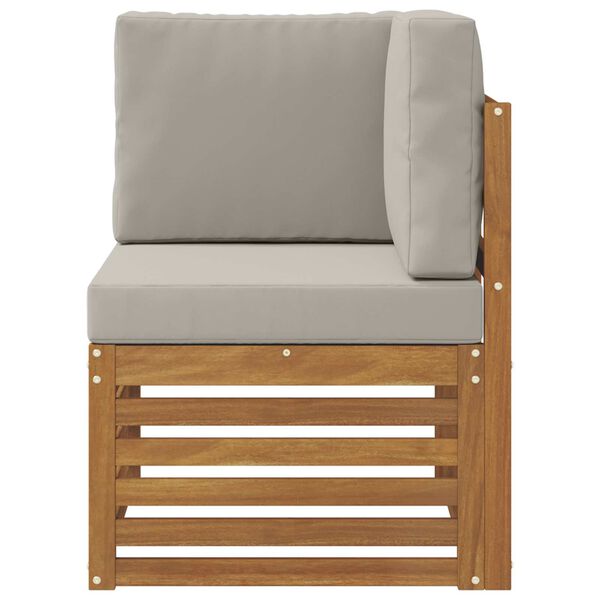 vidaXL V&auml;limine Nurgadiivan Tugev akatsiapuu Neutraalne