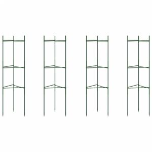 vidaXL tomatitaime tugi 4 tk, 116 cm, teras ja PP