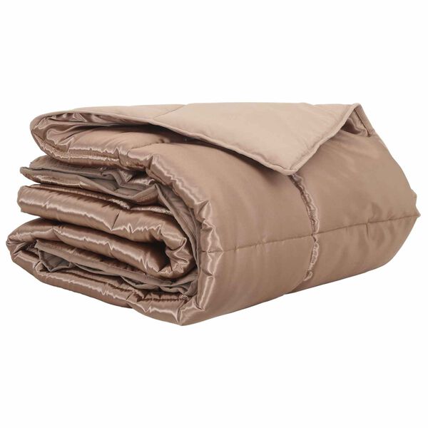 vidaXL Suvised teki Kuldne 220 x 155 cm Satiin ja mikrofiber