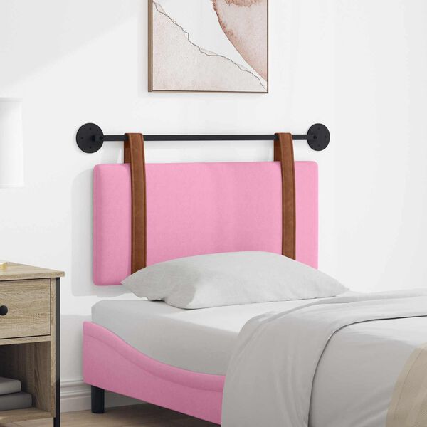 vidaXL Rippuv Peatoe Seinale kinnitatav Roosa 90 x 55 x 5 cm Antiik PU