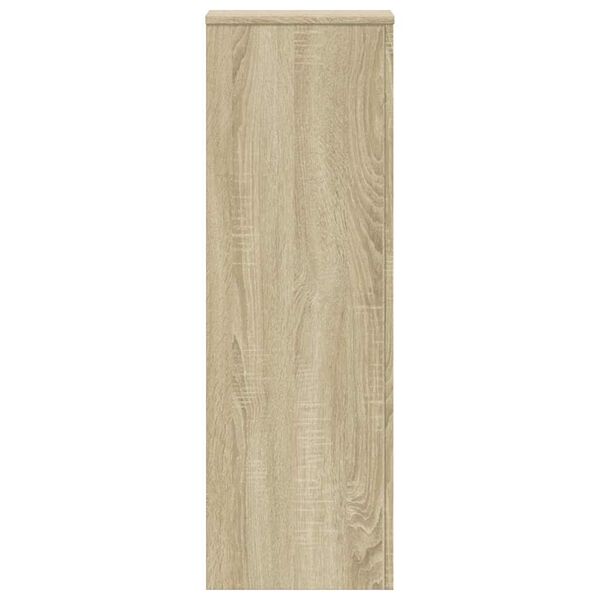 vidaXL taimealus, Sonoma tamm, 33 x 33 x 100 cm, tehispuit