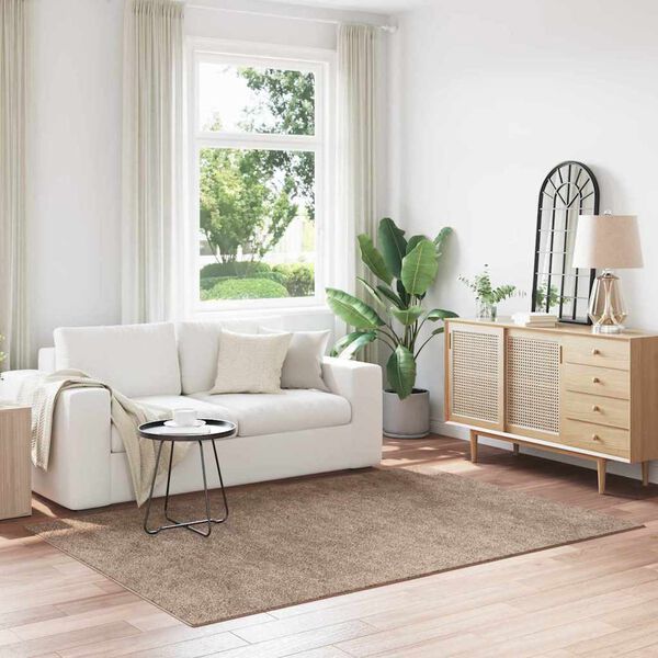 vidaXL Libisemisvastane Shaggy Vaip Pruun 160 x 230 cm PP