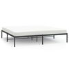 vidaXL metallist voodiraam, must, 200x200 cm